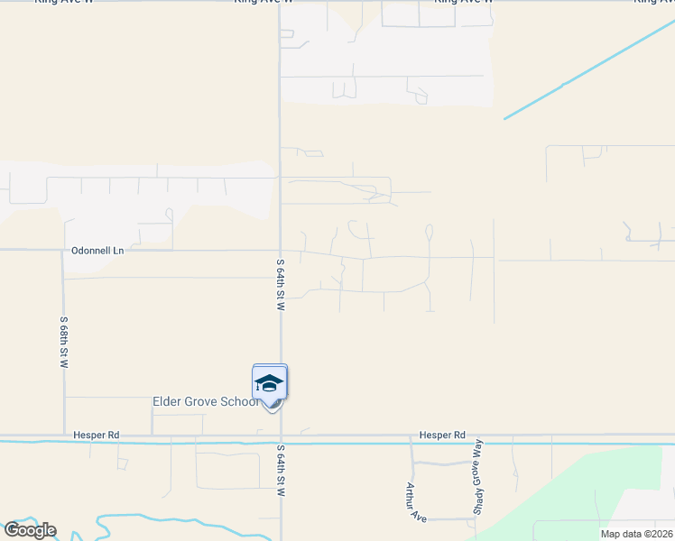 map of restaurants, bars, coffee shops, grocery stores, and more near 1243 South 64th Street West in Billings