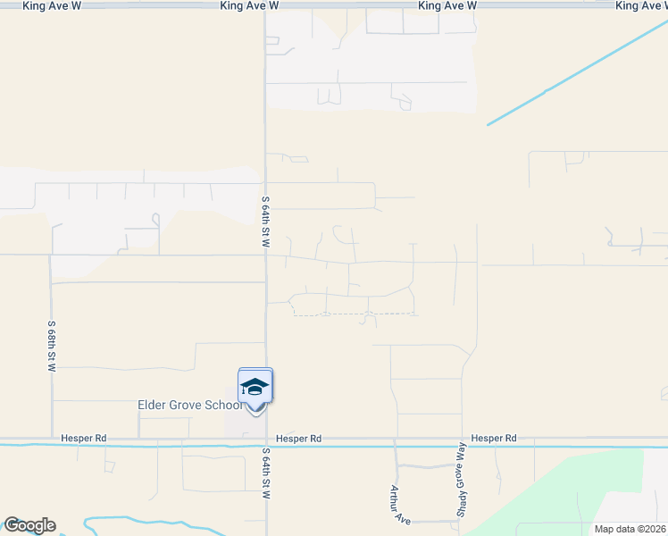 map of restaurants, bars, coffee shops, grocery stores, and more near 1243 South 64th Street West in Billings
