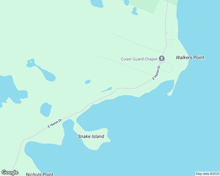 map of restaurants, bars, coffee shops, grocery stores, and more near 835 Bruce Street in Mackinac County