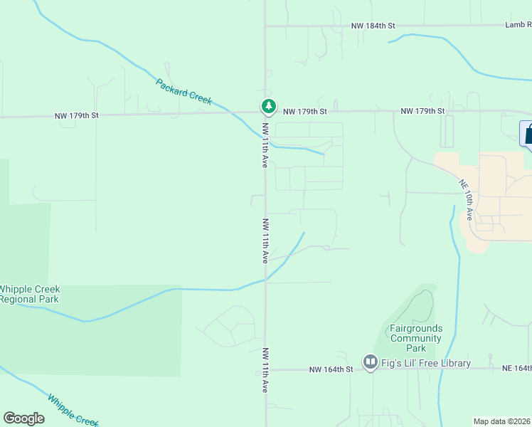 map of restaurants, bars, coffee shops, grocery stores, and more near 17067 Northwest 11th Avenue in Ridgefield