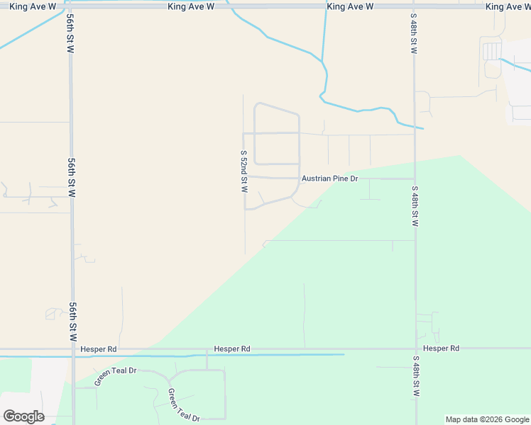 map of restaurants, bars, coffee shops, grocery stores, and more near 5115 Bridle Creek Trail in Billings