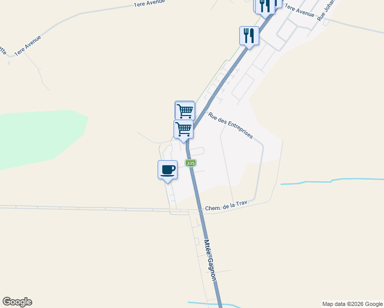 map of restaurants, bars, coffee shops, grocery stores, and more near 211 Place du Clair-Bois in Sainte-Anne-des-Plaines