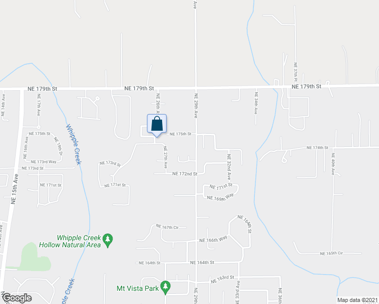 map of restaurants, bars, coffee shops, grocery stores, and more near 17315 Northeast 28th Court in Ridgefield