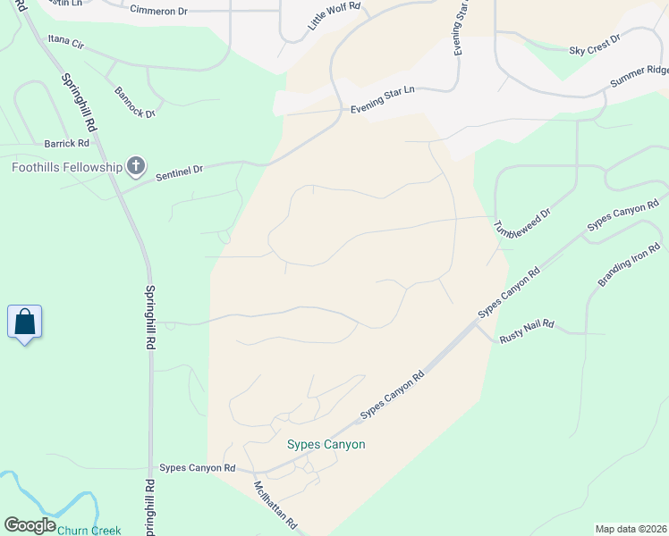 map of restaurants, bars, coffee shops, grocery stores, and more near 3710 Springhill Road in Bozeman