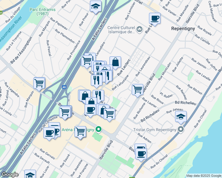 491 Rue Lafontaine, Repentigny QC Walk Score