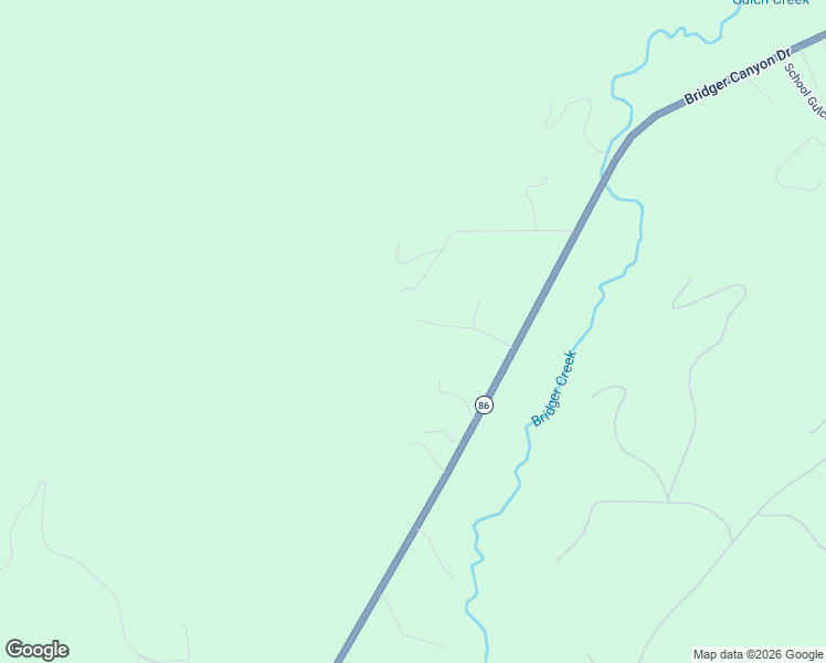map of restaurants, bars, coffee shops, grocery stores, and more near 10423 Bridger Canyon Road in Bozeman