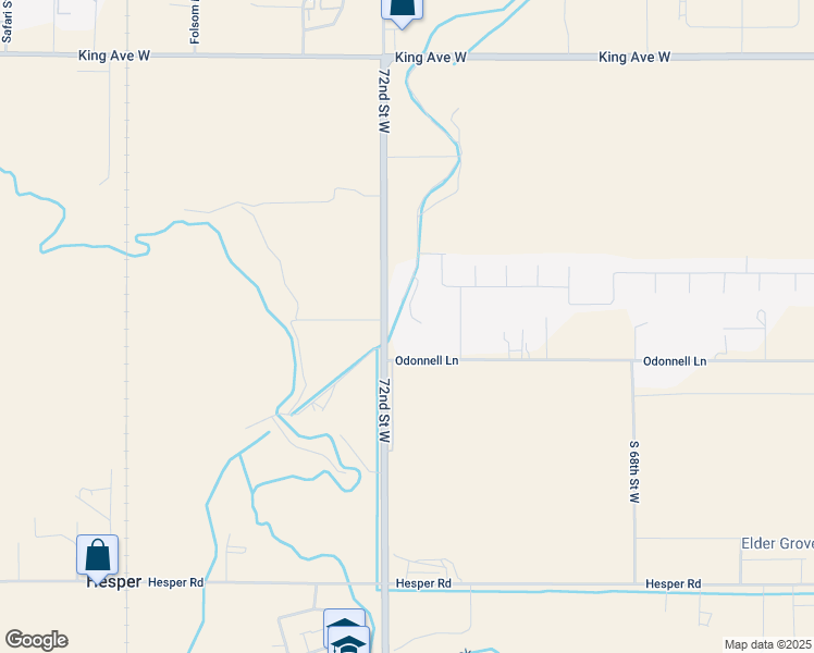 map of restaurants, bars, coffee shops, grocery stores, and more near 1203 72nd Street West in Billings