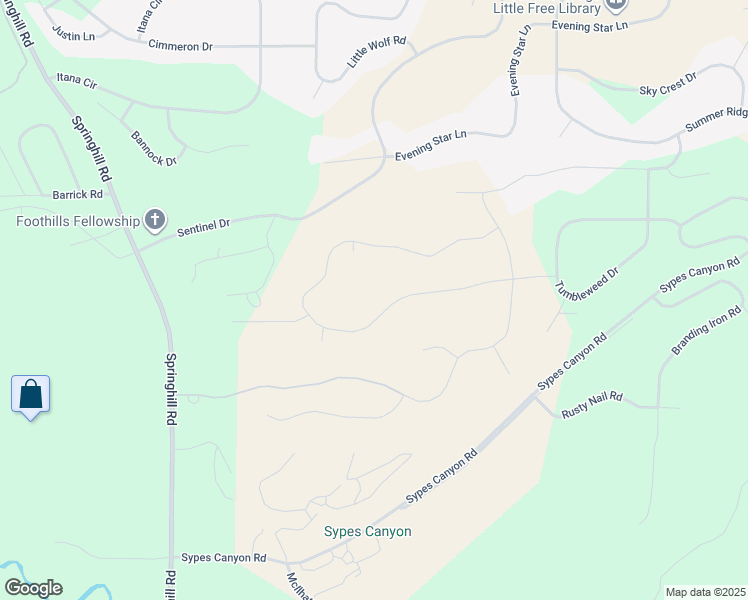 map of restaurants, bars, coffee shops, grocery stores, and more near 3140 Tumbleweed Drive in Bozeman