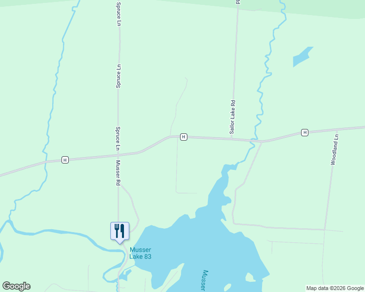 map of restaurants, bars, coffee shops, grocery stores, and more near Darlaks Bay Lane in Phillips