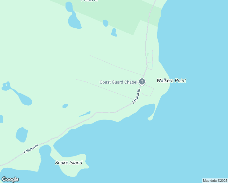 map of restaurants, bars, coffee shops, grocery stores, and more near 1332 Erie Street in Pointe Aux Pins