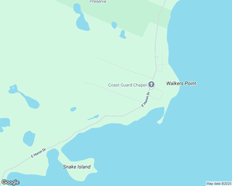 map of restaurants, bars, coffee shops, grocery stores, and more near 1332 Erie Street in Pointe Aux Pins