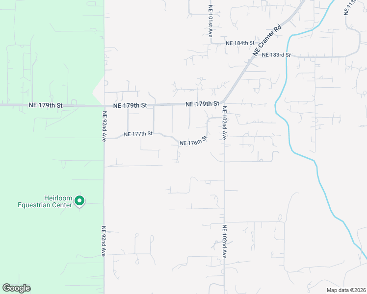 map of restaurants, bars, coffee shops, grocery stores, and more near 9801 Northeast 176th Street in Battle Ground