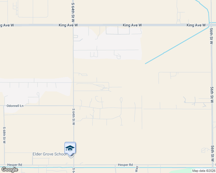 map of restaurants, bars, coffee shops, grocery stores, and more near 1119 South 64th Street West in Billings