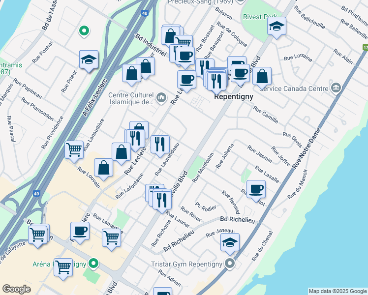 56 Rue Laroche, Repentigny QC Walk Score