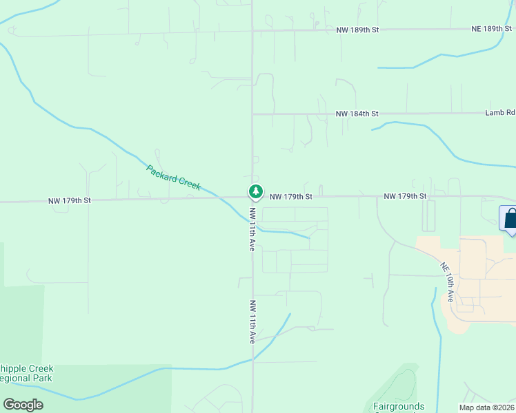 map of restaurants, bars, coffee shops, grocery stores, and more near 17836 Northwest 10th Place in Ridgefield