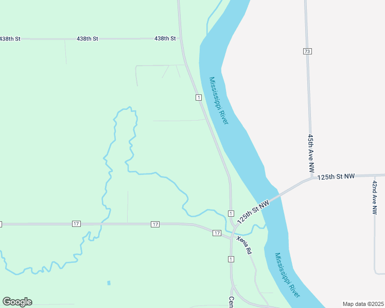 map of restaurants, bars, coffee shops, grocery stores, and more near 43315 County Road 1 in Rice