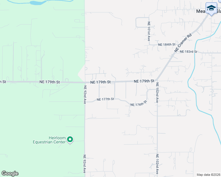 map of restaurants, bars, coffee shops, grocery stores, and more near 17750 Northeast 96th Avenue in Battle Ground