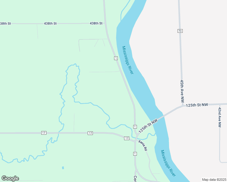 map of restaurants, bars, coffee shops, grocery stores, and more near 43315 County Road 1 in Rice