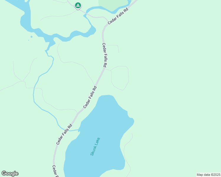 map of restaurants, bars, coffee shops, grocery stores, and more near 5864 Cedar Falls Road in Hazelhurst