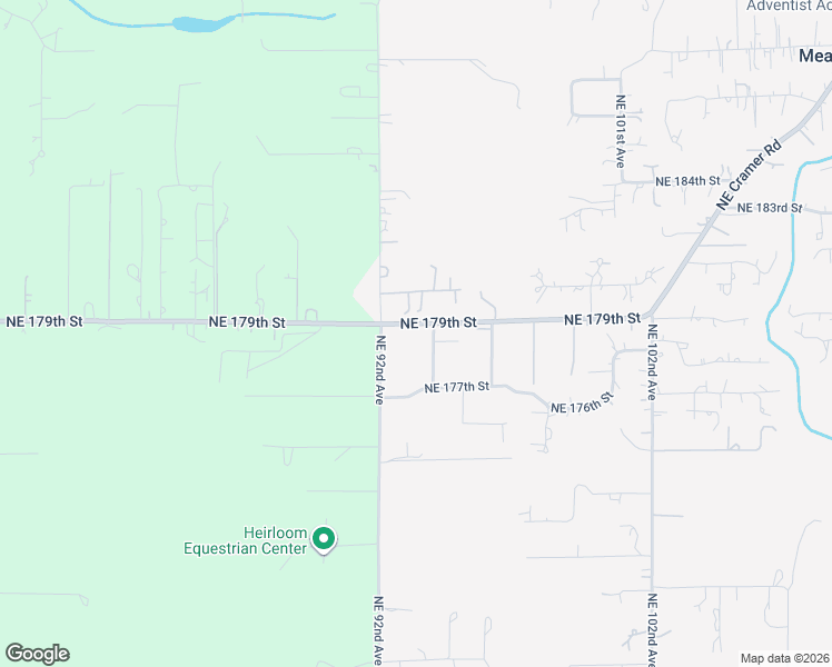 map of restaurants, bars, coffee shops, grocery stores, and more near 9307 Northeast 179th Street in Battle Ground