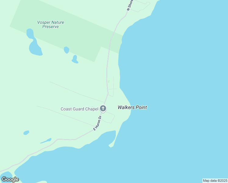 map of restaurants, bars, coffee shops, grocery stores, and more near Florence Street in Pointe Aux Pins