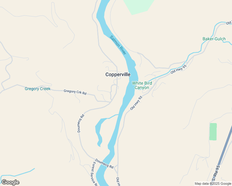 map of restaurants, bars, coffee shops, grocery stores, and more near Doumecq Road in White Bird