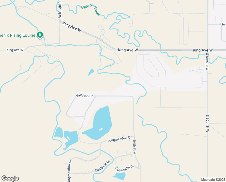 map of restaurants, bars, coffee shops, grocery stores, and more near 8515 Sail Fish Drive in Billings