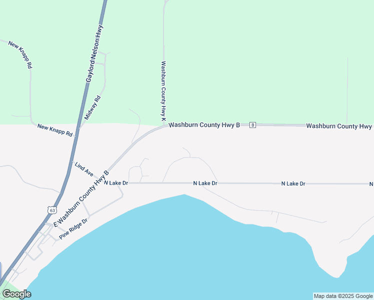 map of restaurants, bars, coffee shops, grocery stores, and more near Glenview Lane in Shell Lake