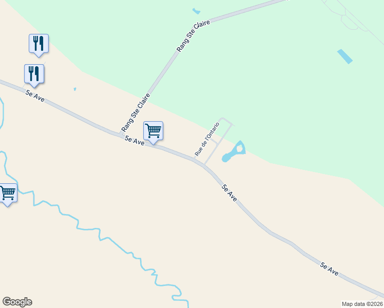 map of restaurants, bars, coffee shops, grocery stores, and more near 565 5e Avenue in Sainte-Anne-des-Plaines