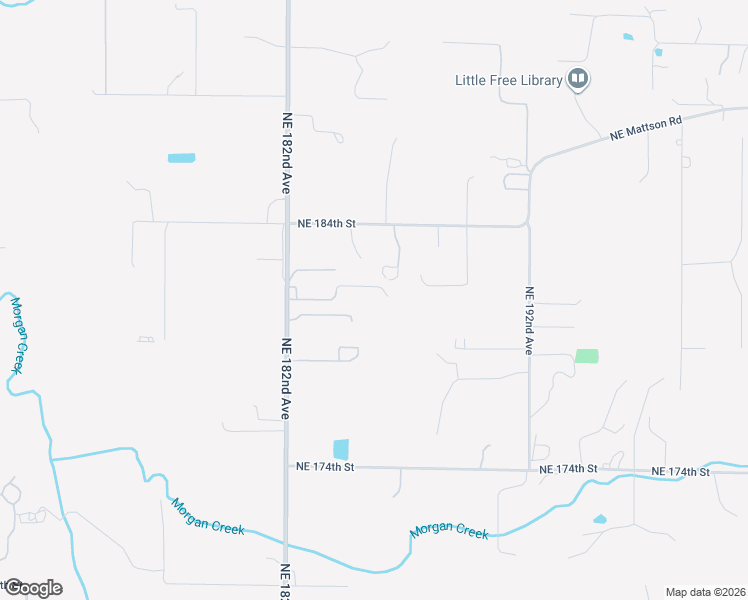 map of restaurants, bars, coffee shops, grocery stores, and more near 18511 Northeast 181st Street in Brush Prairie