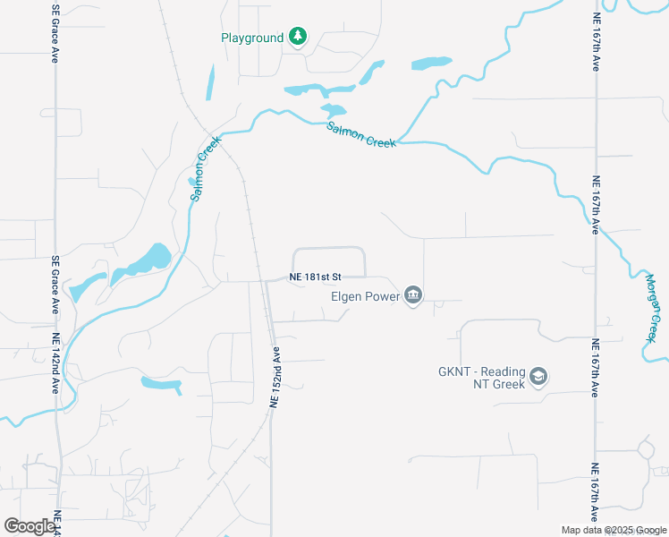 map of restaurants, bars, coffee shops, grocery stores, and more near 15408 Northeast 181st Loop in Brush Prairie