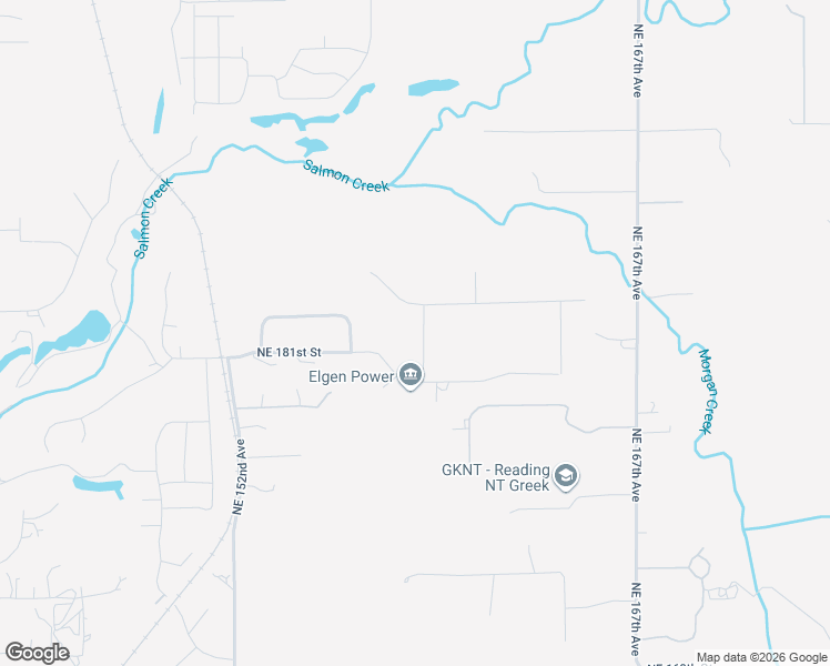 map of restaurants, bars, coffee shops, grocery stores, and more near 18210 Northeast 159th Avenue in Brush Prairie