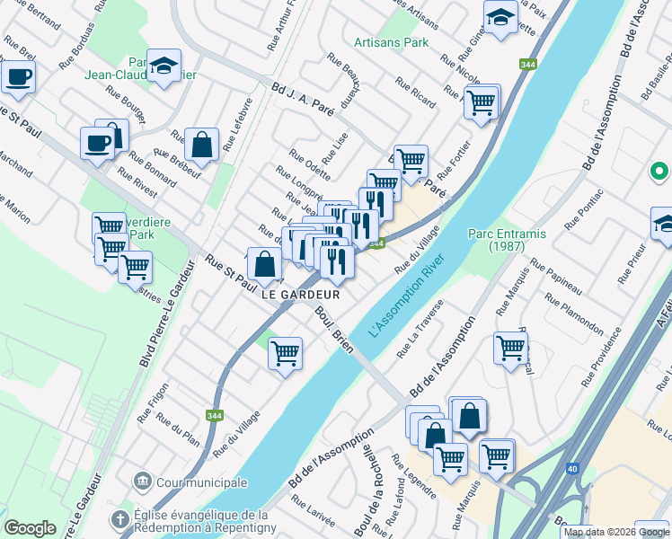454 Boulevard Repentigny QC Walk Score