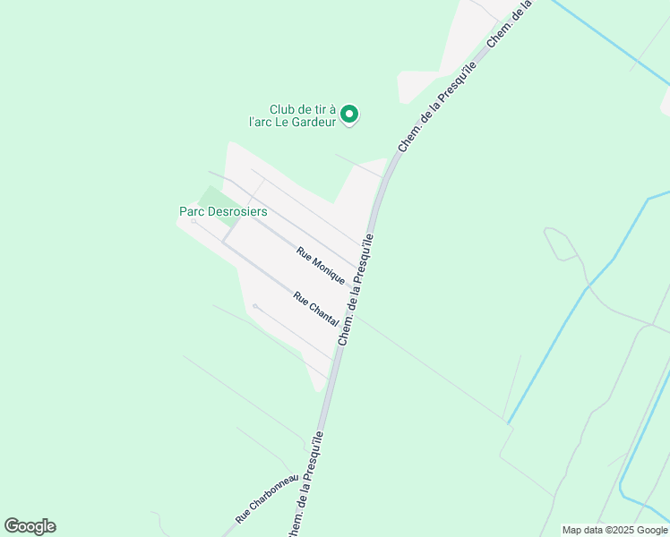 map of restaurants, bars, coffee shops, grocery stores, and more near 303 Rue Monique in Repentigny
