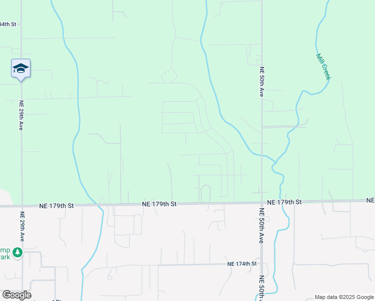 map of restaurants, bars, coffee shops, grocery stores, and more near 4206 Northeast 179th Street in Vancouver