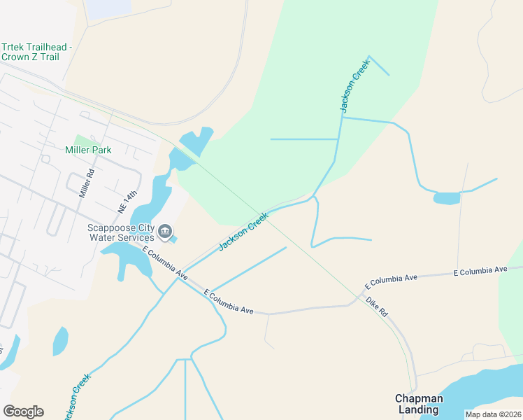 map of restaurants, bars, coffee shops, grocery stores, and more near 34579 East Columbia Avenue in Scappoose