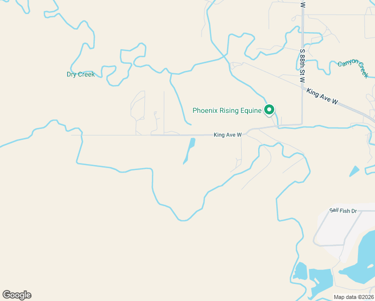 map of restaurants, bars, coffee shops, grocery stores, and more near 9221 King Avenue West in Billings