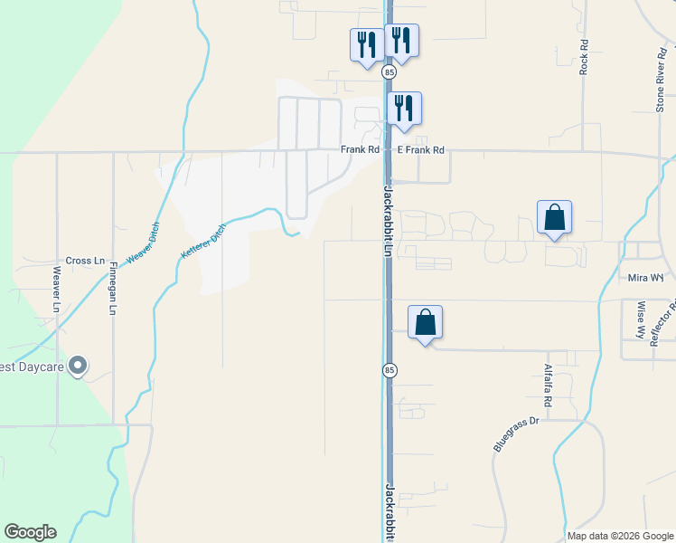 map of restaurants, bars, coffee shops, grocery stores, and more near 5813 Jackrabbit Lane in Belgrade