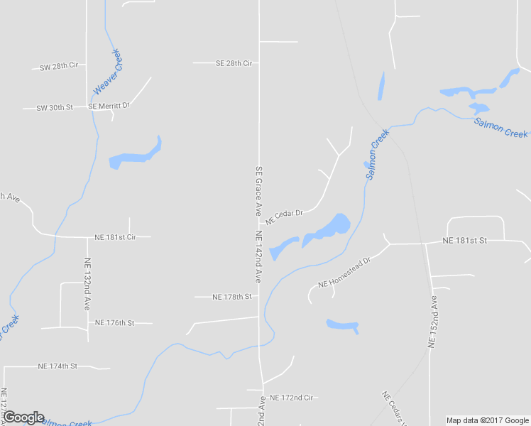map of restaurants, bars, coffee shops, grocery stores, and more near 18204 Northeast Cedar Drive in Battle Ground
