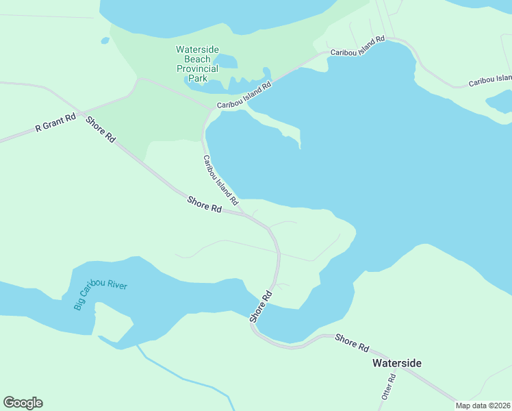 map of restaurants, bars, coffee shops, grocery stores, and more near 1193 Shore Road in Pictou