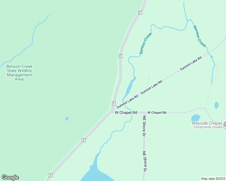 map of restaurants, bars, coffee shops, grocery stores, and more near 3315 North County Highway F in Birchwood