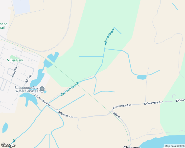 map of restaurants, bars, coffee shops, grocery stores, and more near 34581 East Columbia Avenue in Scappoose