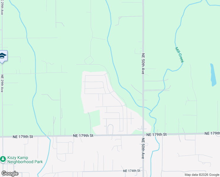 map of restaurants, bars, coffee shops, grocery stores, and more near 18508 Northeast 45th Avenue in Vancouver