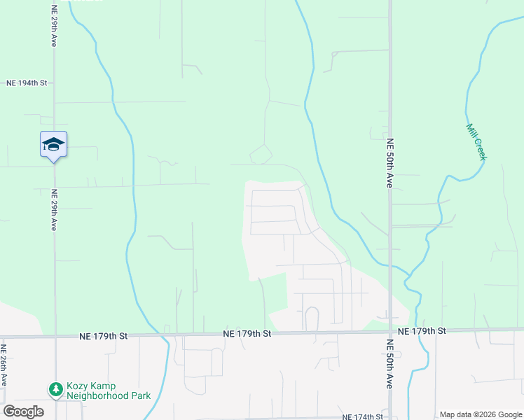 map of restaurants, bars, coffee shops, grocery stores, and more near 4119 Northeast 187th Street in Vancouver
