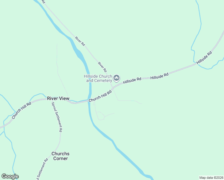 map of restaurants, bars, coffee shops, grocery stores, and more near 18 Church Hill Road in Albert County