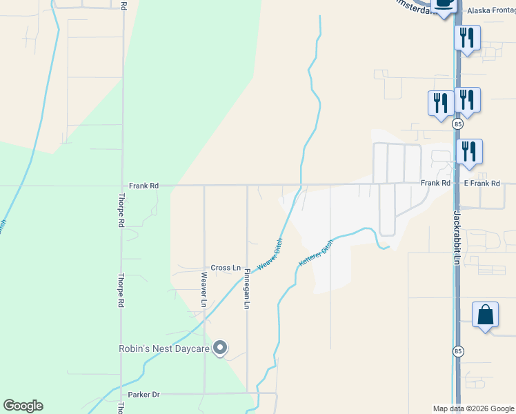 map of restaurants, bars, coffee shops, grocery stores, and more near 606 Frank Road in Belgrade