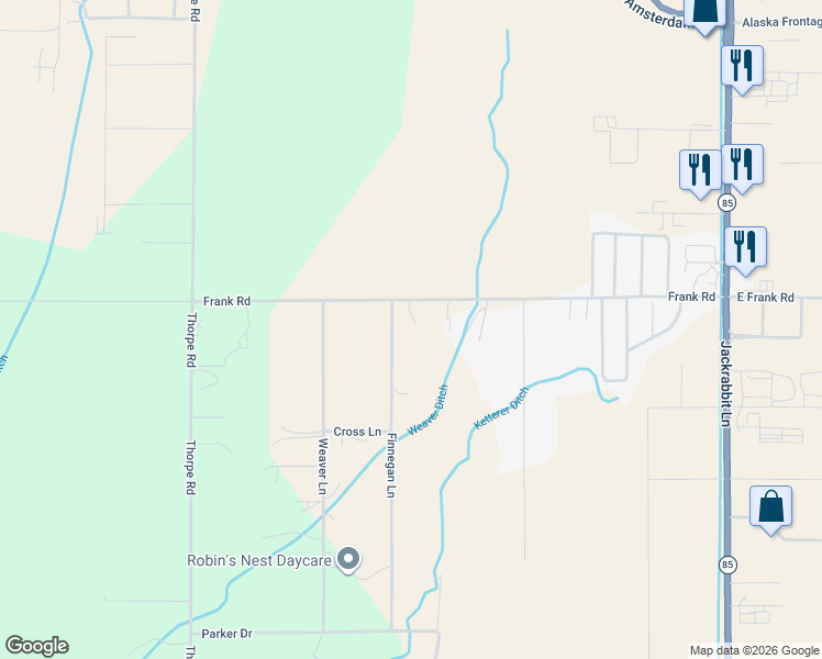 map of restaurants, bars, coffee shops, grocery stores, and more near 606 Frank Road in Belgrade