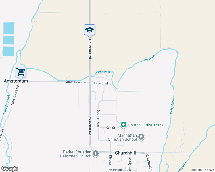 map of restaurants, bars, coffee shops, grocery stores, and more near Oscar Run in Manhattan