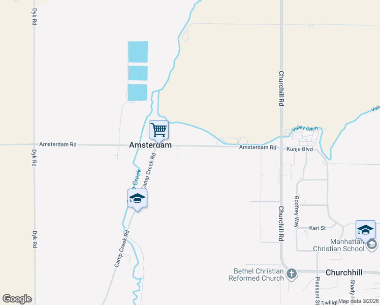 map of restaurants, bars, coffee shops, grocery stores, and more near 6560 Amsterdam Road in Manhattan