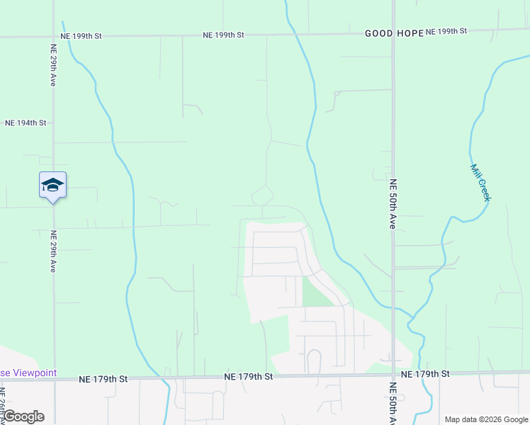map of restaurants, bars, coffee shops, grocery stores, and more near 19000 Northeast 42nd Court in Ridgefield